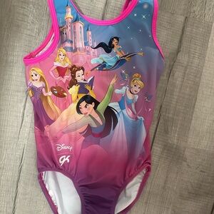 GK Disney Princess Pink & Purple Girls gymnastics leotard size child large